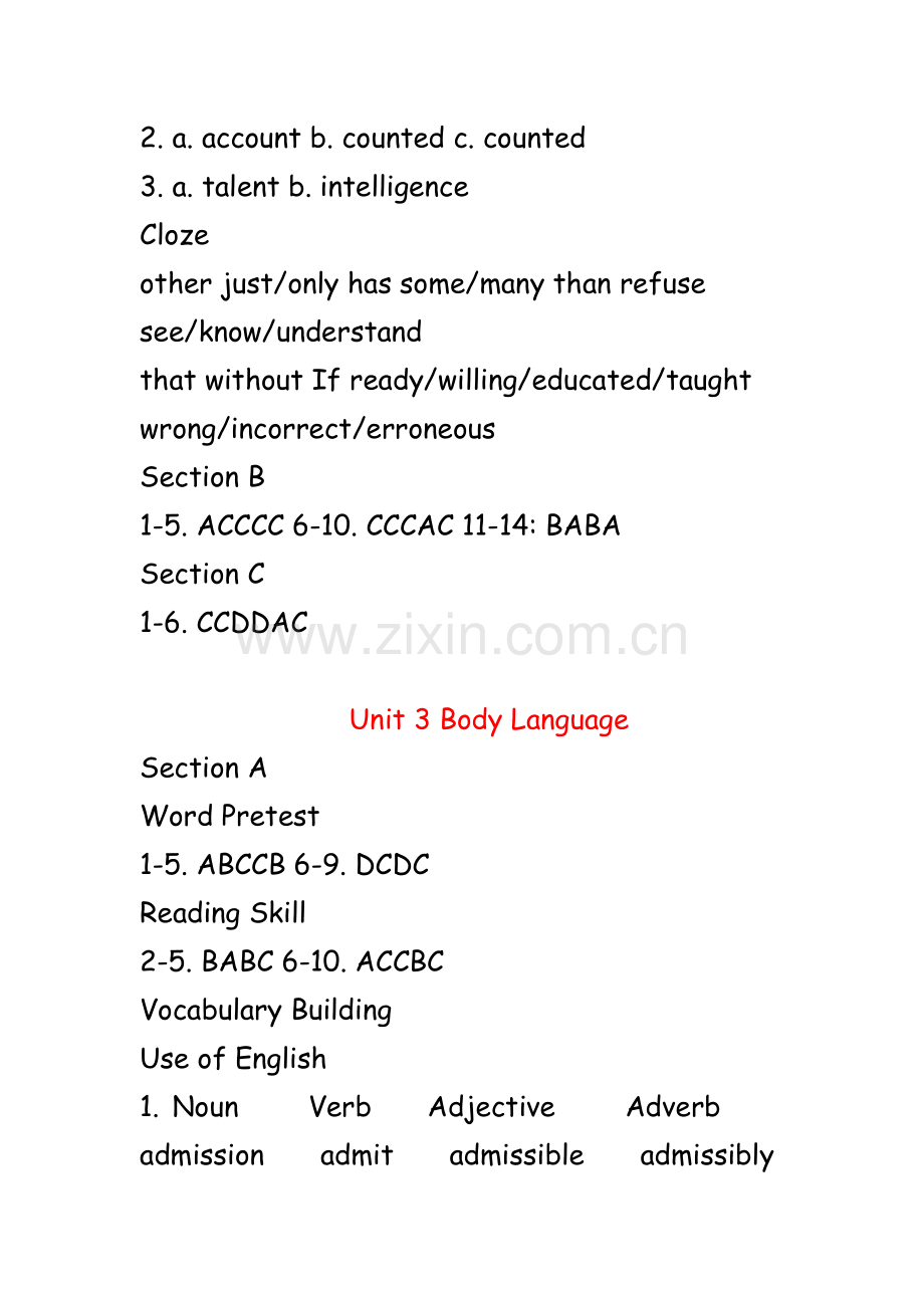 泛读教程第三册答案.doc_第3页