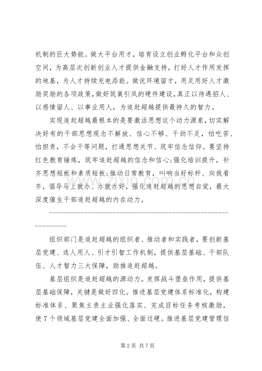 市委组织部部长追赶超越专题研讨会发言.docx_第2页