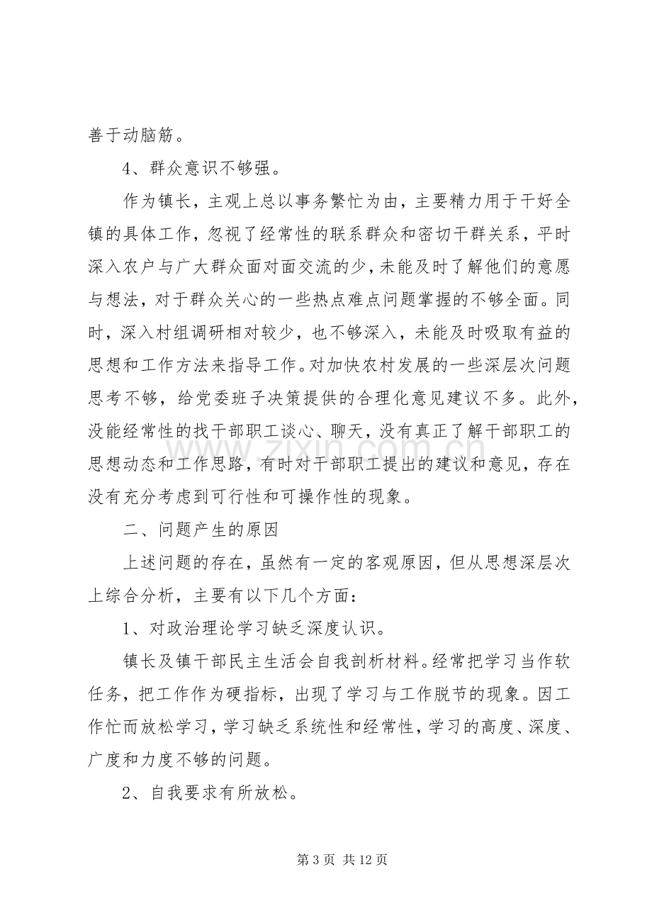 镇长严以用权存在的问题原因讲话稿.docx_第3页