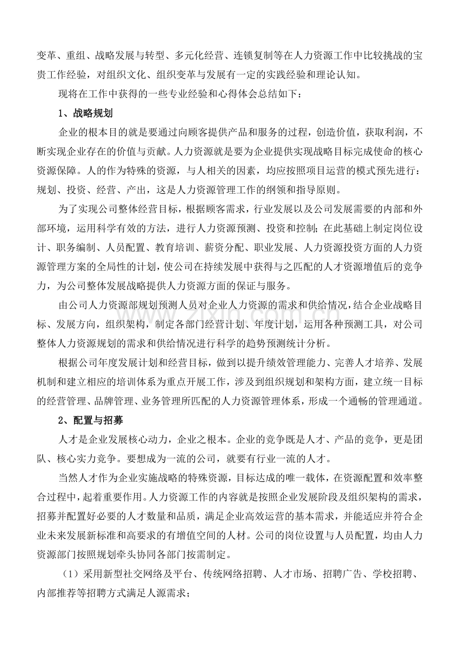 人力资源专业能力自述.doc_第2页