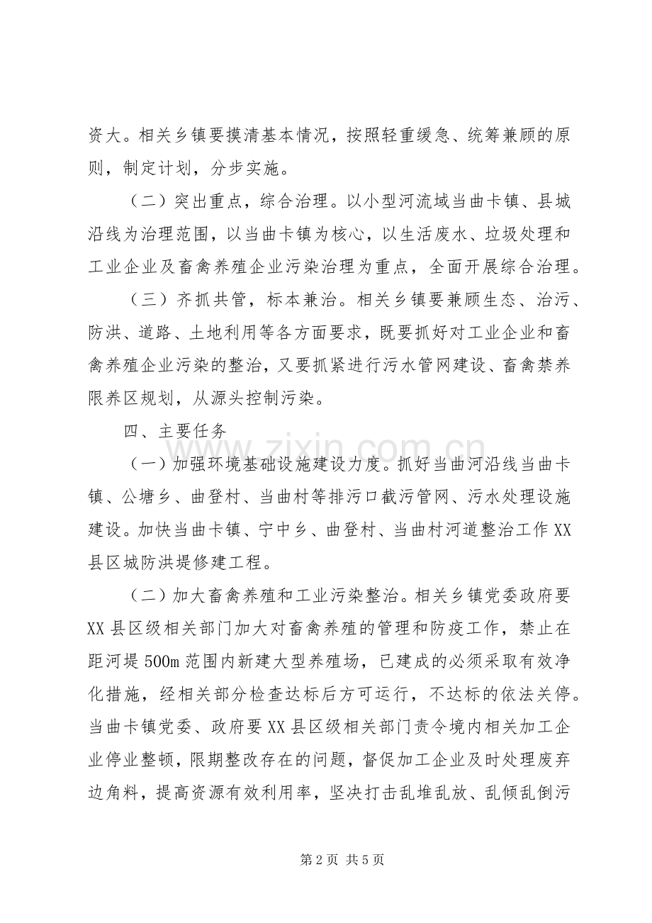 小型河流域水环境综合整治方案.docx_第2页