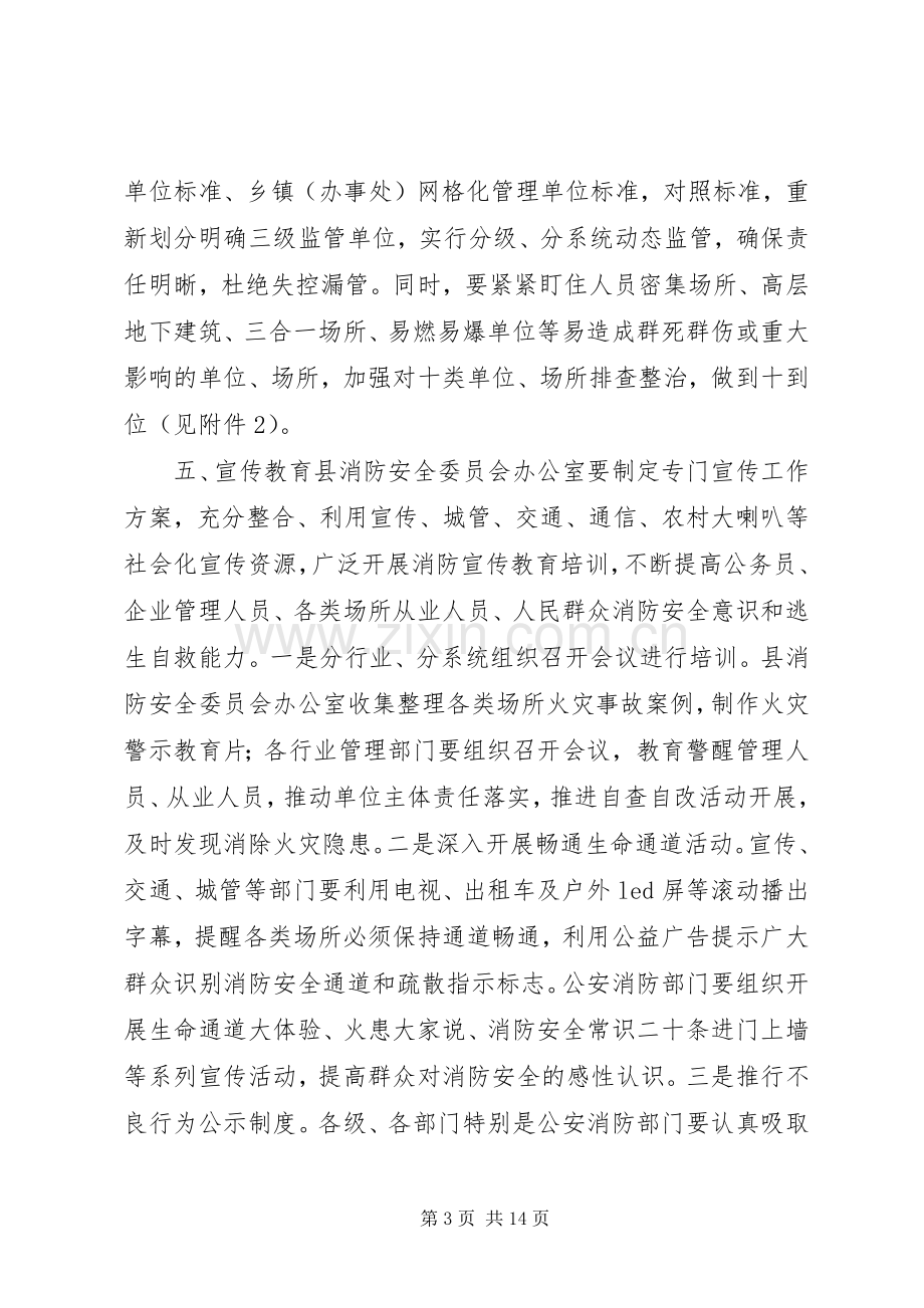 排查整治火灾隐患活动实施方案.docx_第3页