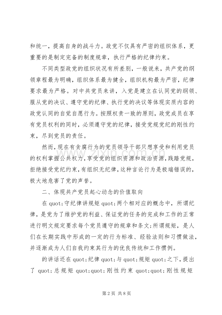 党员讲规矩守纪律演讲稿.docx_第2页