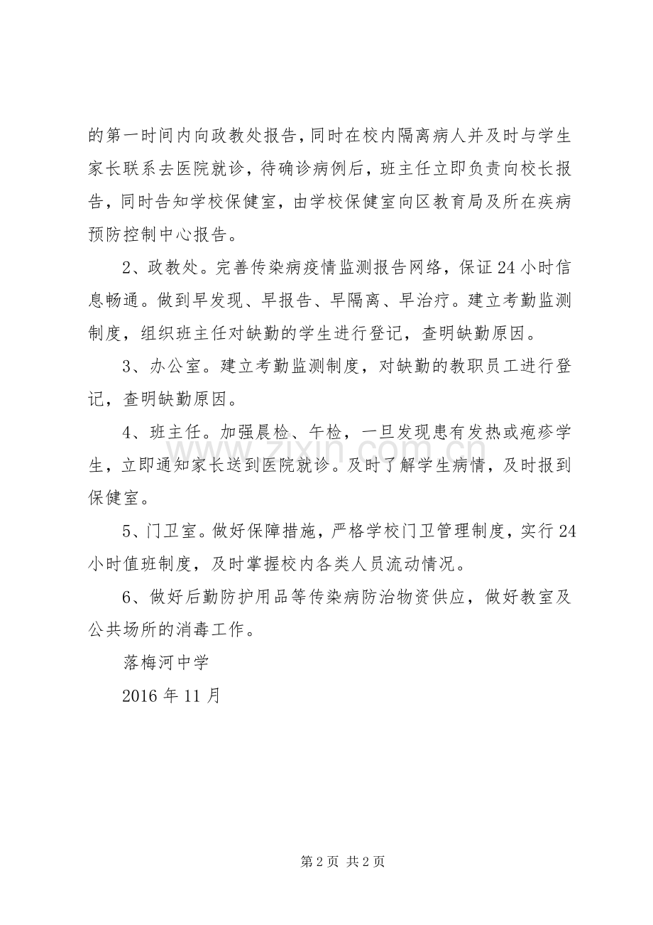 预防水痘传染病工作应急处置预案.docx_第2页