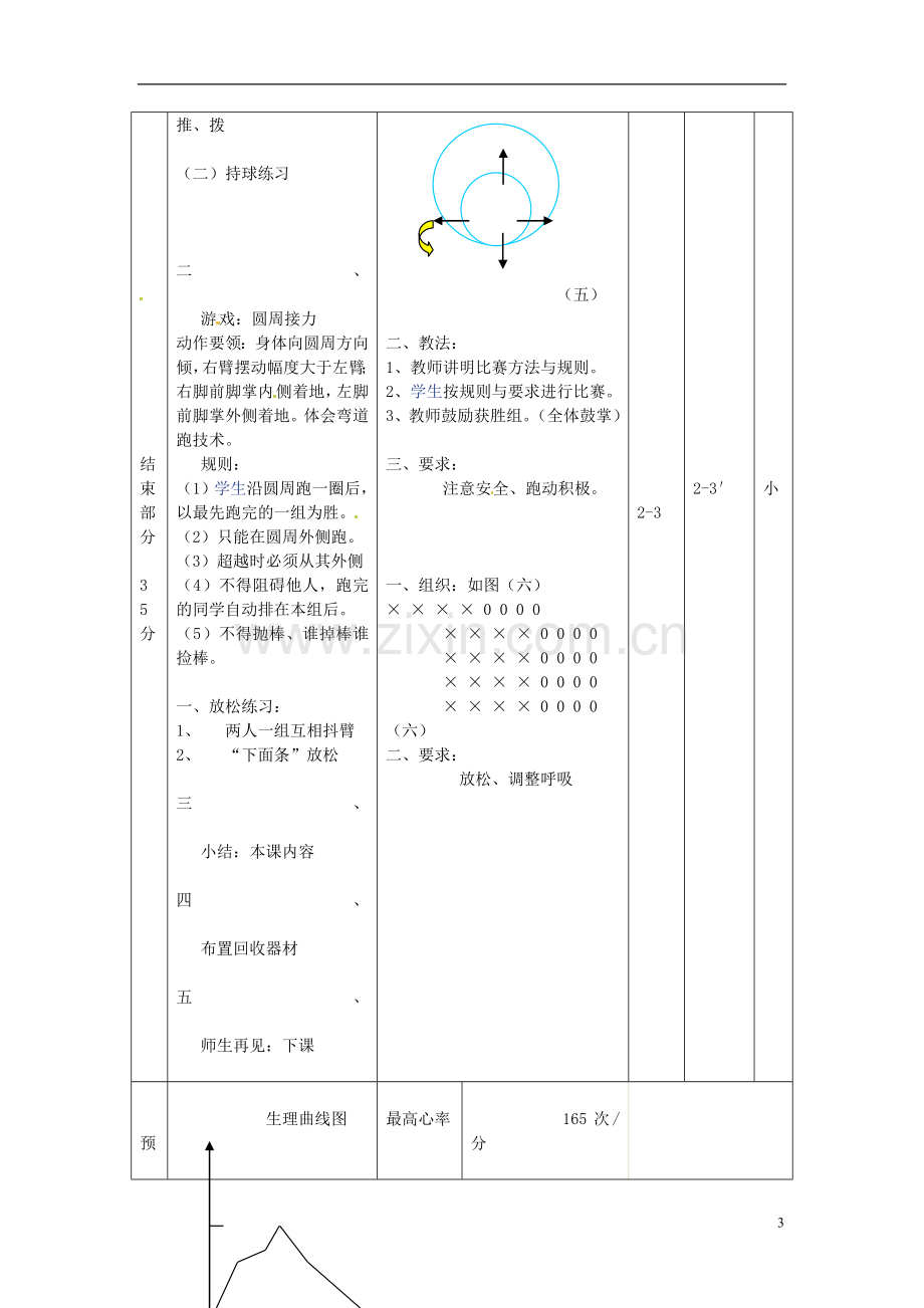 四川省宜宾市南溪二中高中体育与健康《原地侧向推实心球》教案-新人教版.doc_第3页