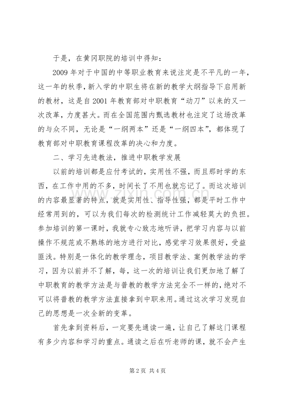 参加市骨干教师培训学习心得[小编整理].docx_第2页