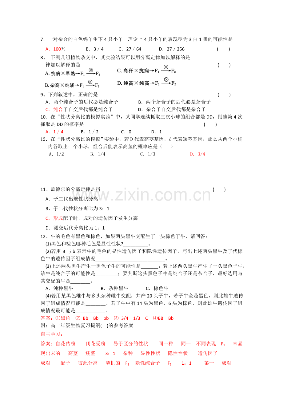 高三生物一轮复习提纲2.doc_第3页