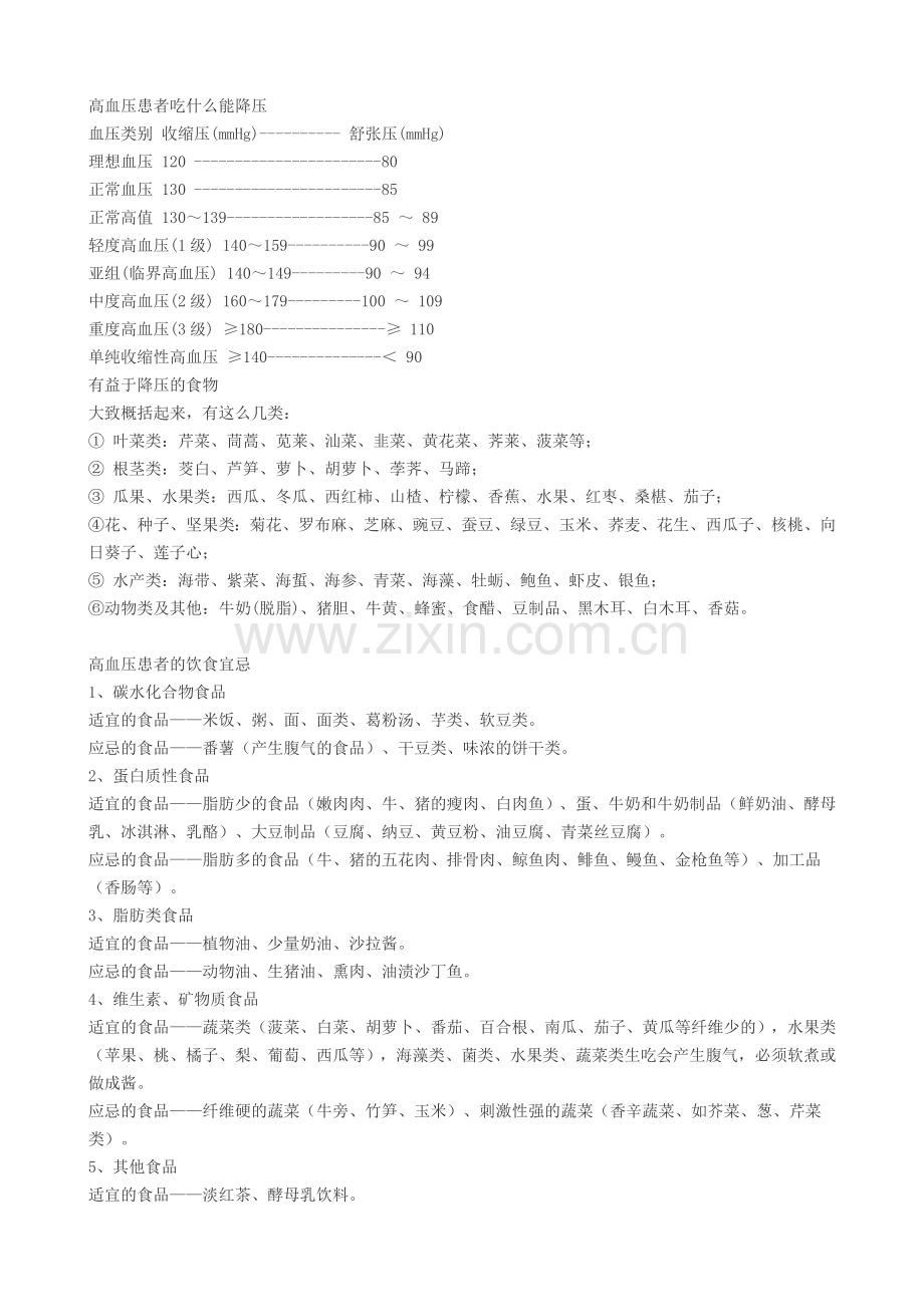 高血压患者吃什么能降压.doc_第1页