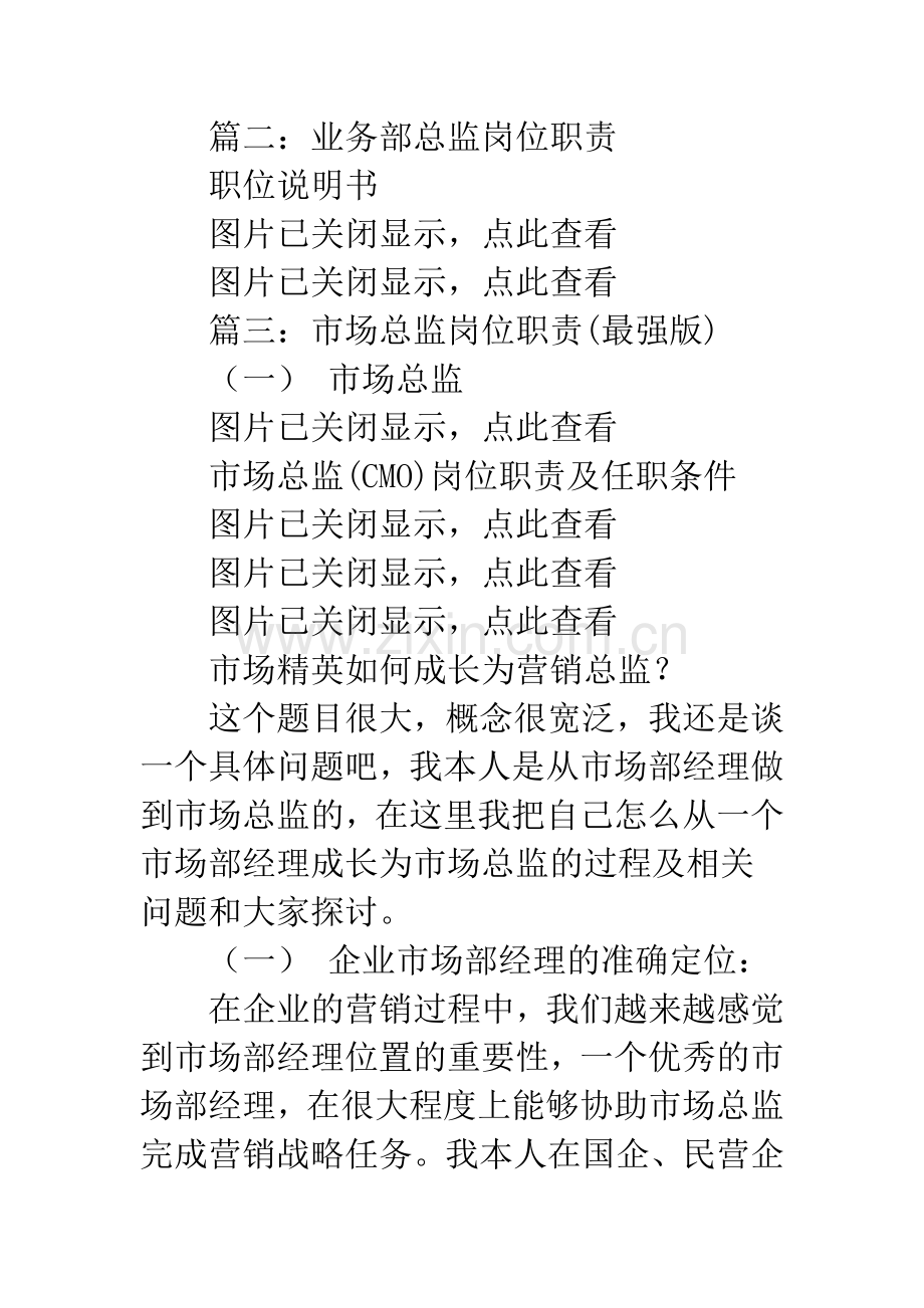 业务总监的岗位职责-业务经理岗位职责.docx_第3页