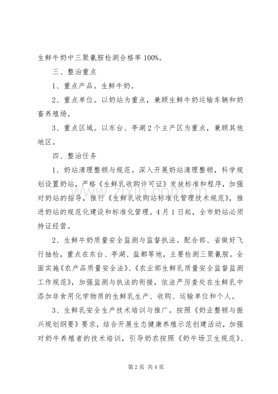 市生鲜牛奶专项整治行动方案.docx_第2页