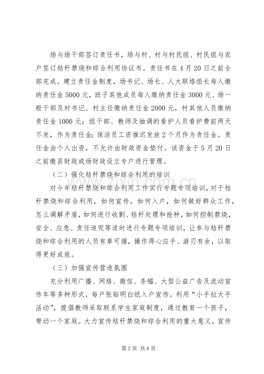 林场XX年秸秆禁烧和综合利用方案.docx_第2页