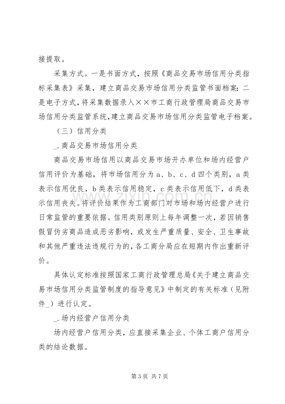 工商局商品交易市场管理实施方案.docx_第3页