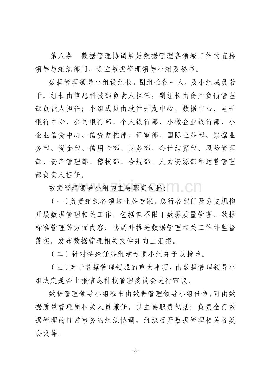 XX银行数据管理办法.doc_第3页