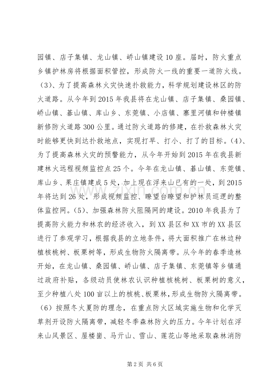 XX县区森林防火工作实施方案 .docx_第2页