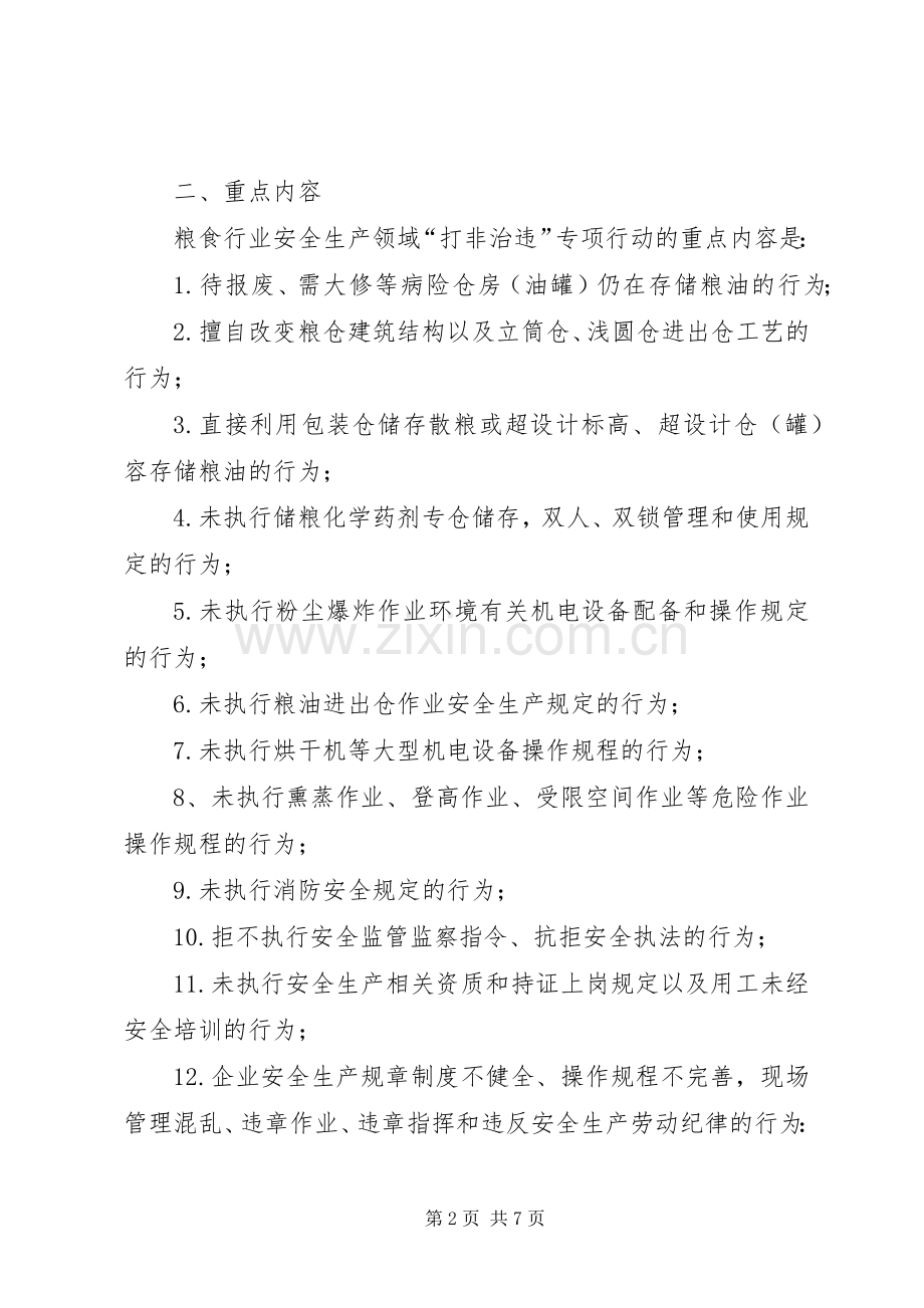 粮食行业消防安全工作实施方案.docx_第2页