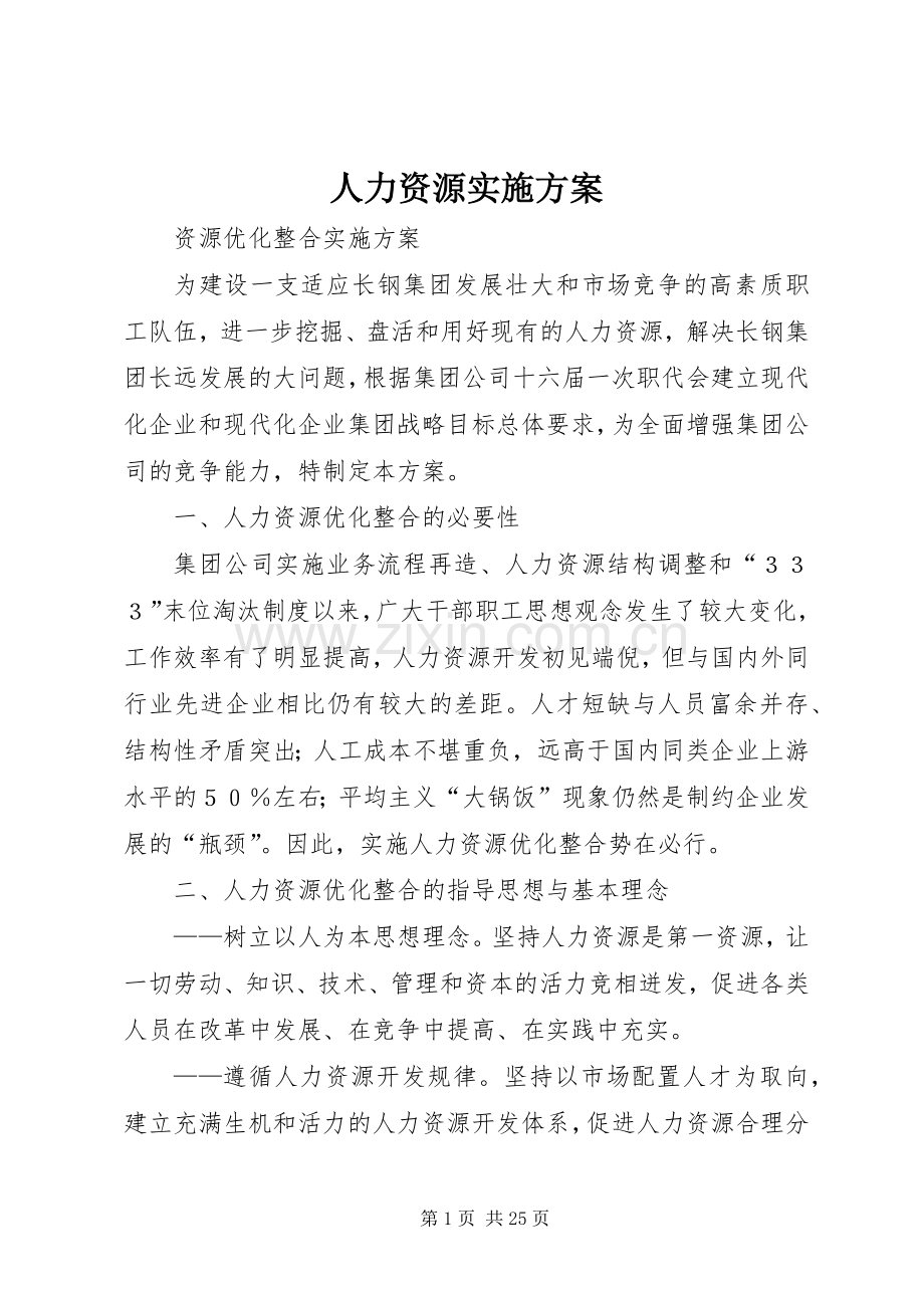 人力资源方案.docx_第1页