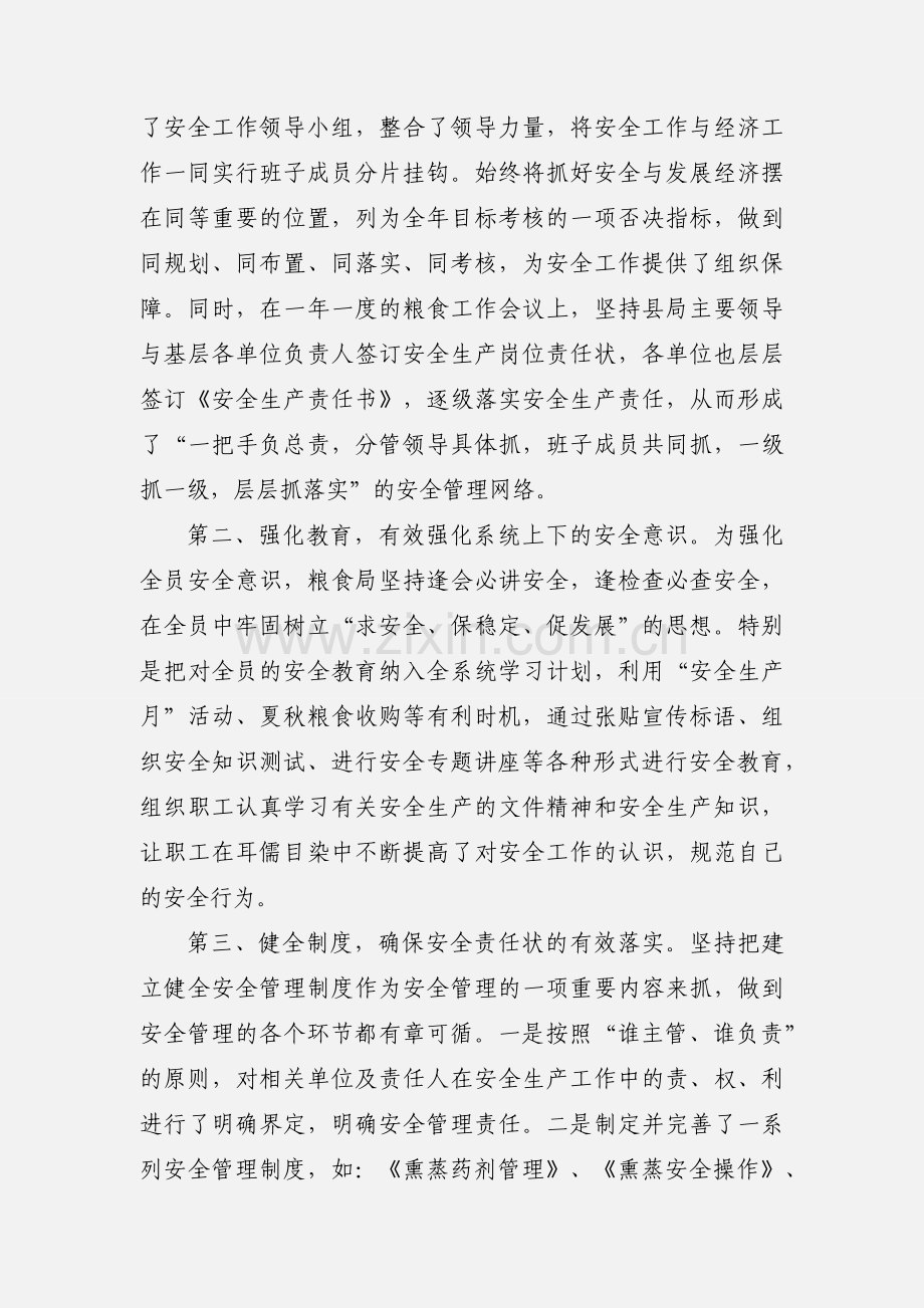 关于粮食企业安全生产检查情况的通报.docx_第3页