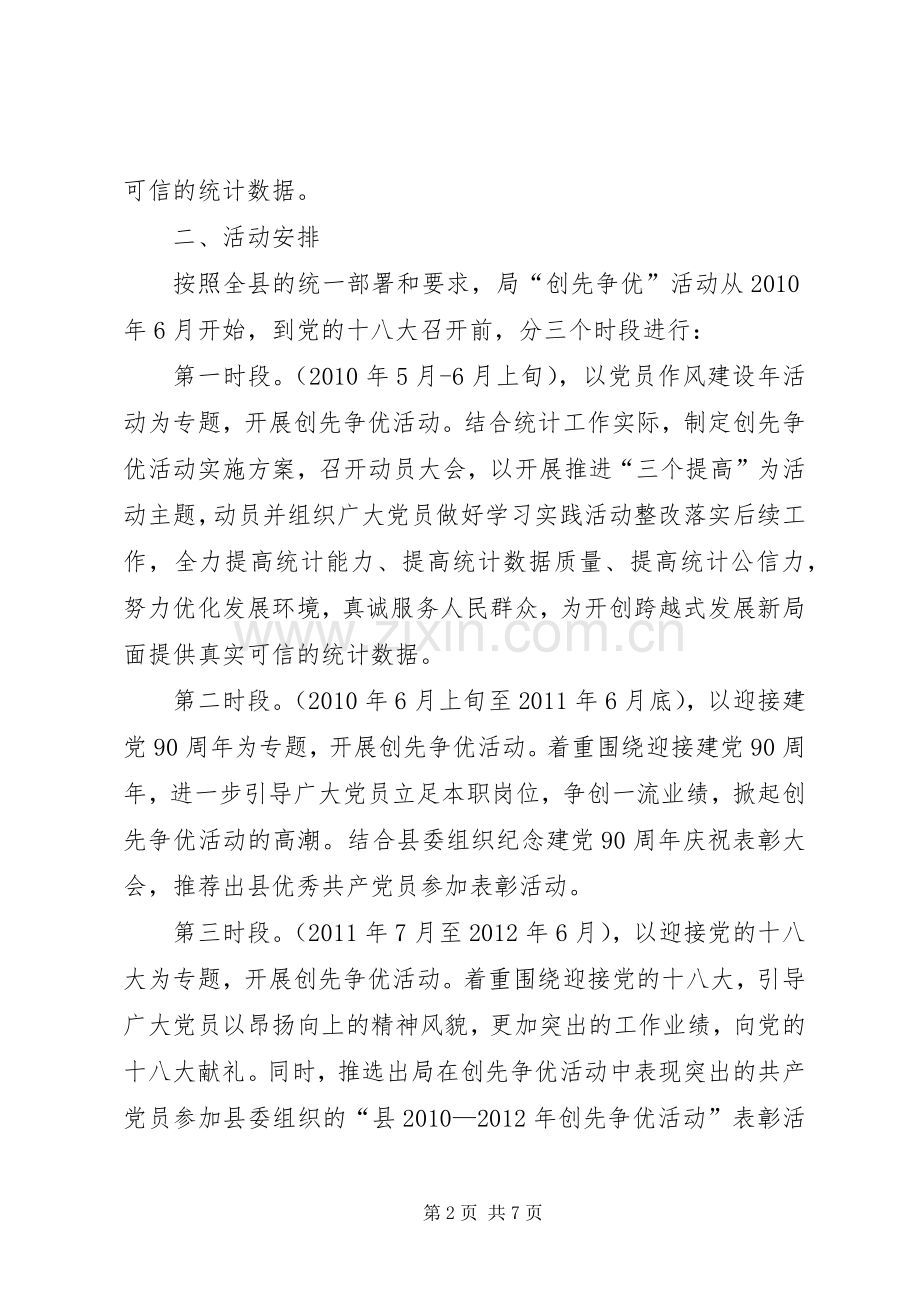 统计局创先争优指导实施方案.docx_第2页