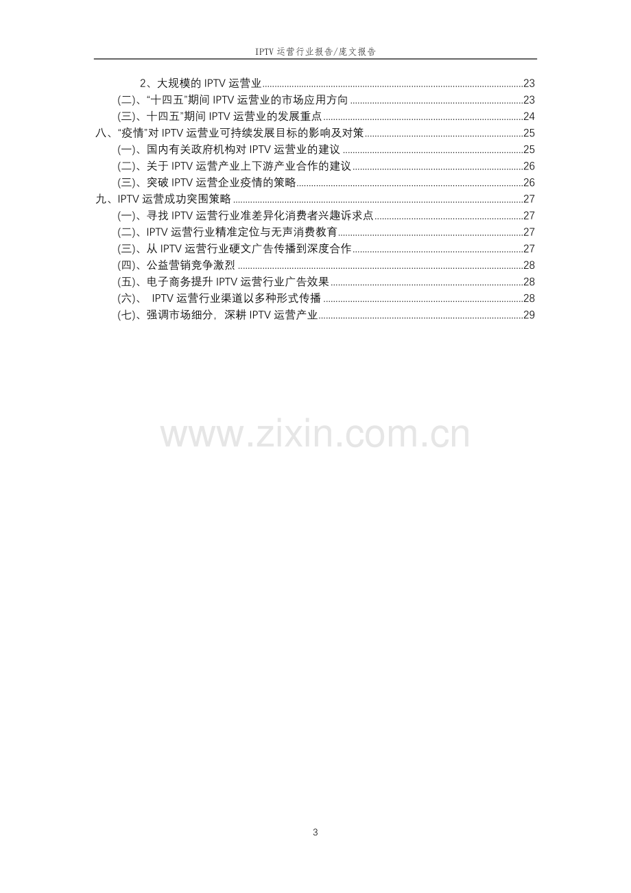 2023年IPTV运营行业市场突围建议及需求分析报告.doc_第3页