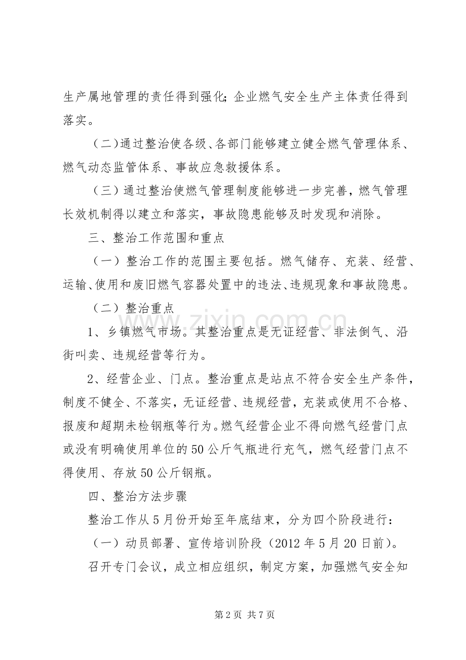 全县燃气专项整顿实施方案.docx_第2页