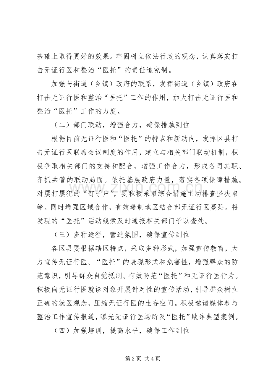 卫生局整治专项行动工作实施方案.docx_第2页