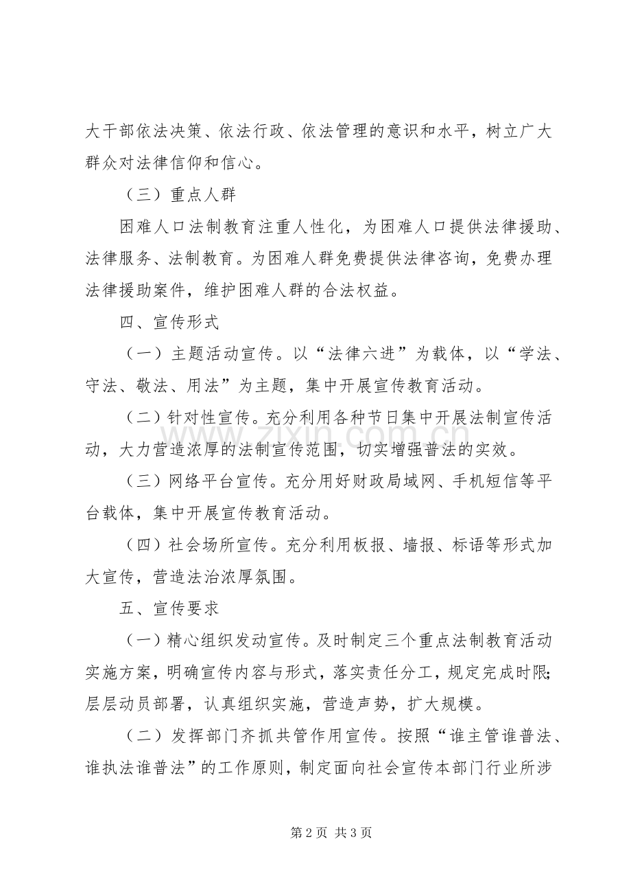 三个重点法制宣传教育活动实施方案.docx_第2页