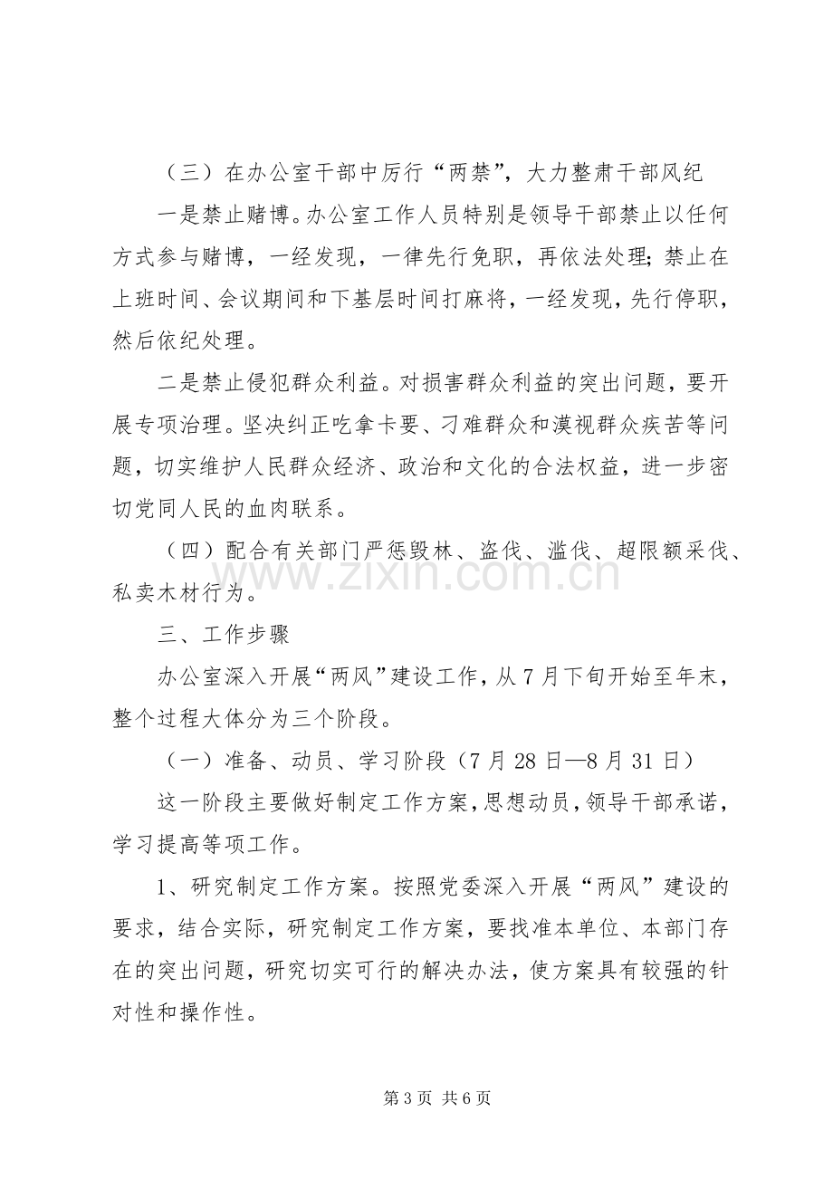 党委办公室开展党风廉政建设实施方案.docx_第3页