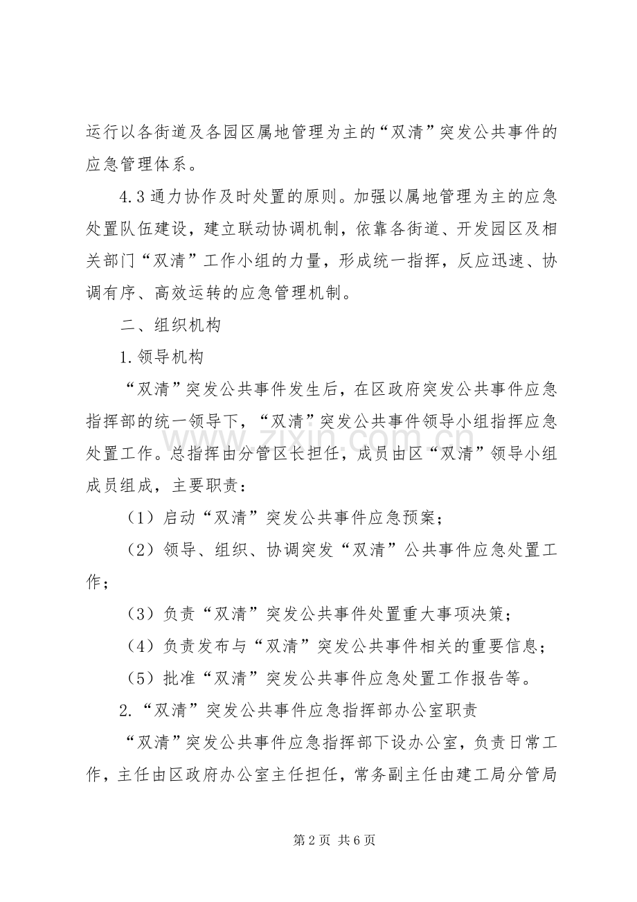 工程建设领域清欠工作突发公共事件应急处理预案.docx_第2页