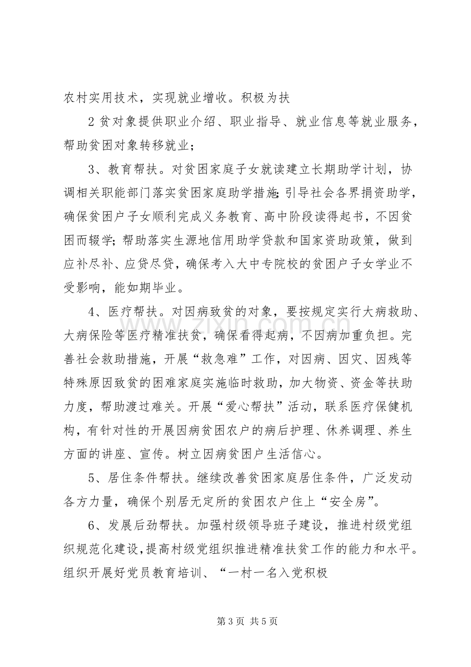 精准帮扶方面存在问题整改落实实施方案 .docx_第3页