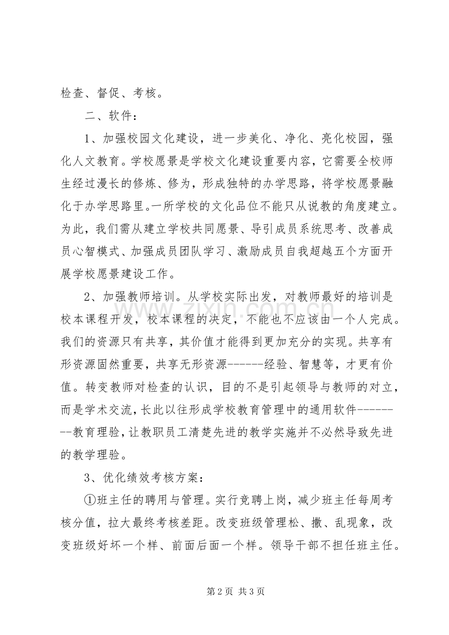 学校管理年整改实施方案范文.docx_第2页