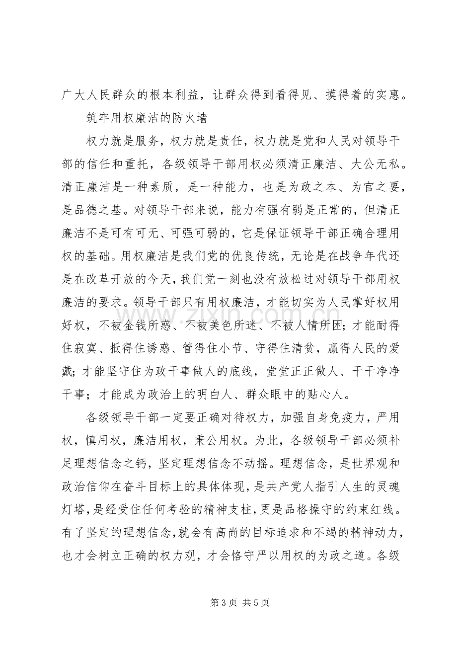 严以用权专题研讨发言材料提纲.docx_第3页