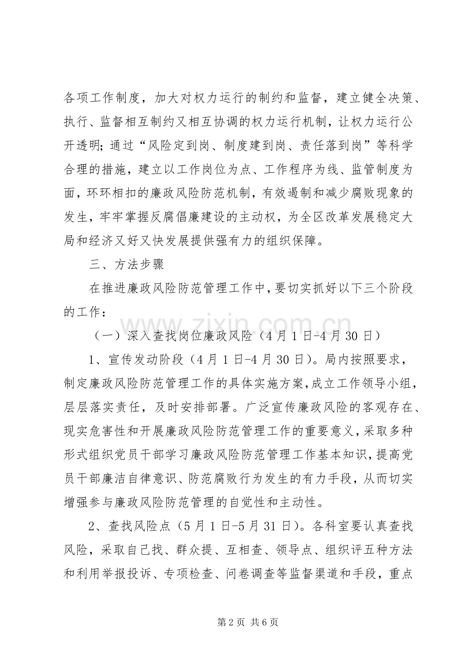 廉政风险管理工作实施方案.docx_第2页