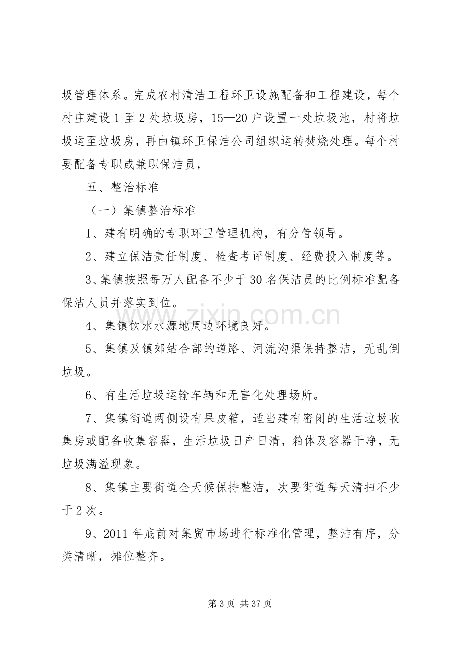 XX市陵阳镇农村环境综合整治工作方案.docx_第3页