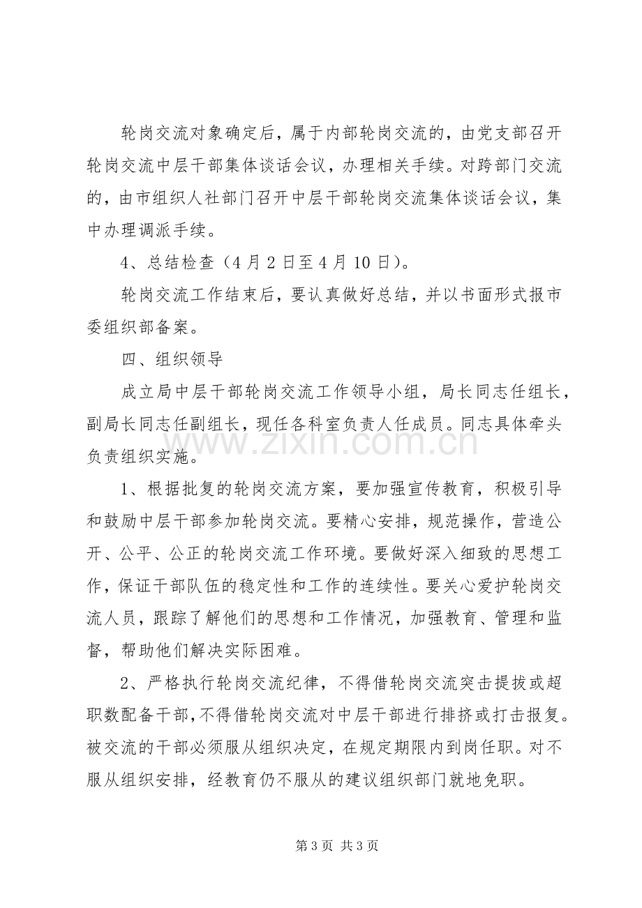 档案局轮岗交流方案.docx_第3页