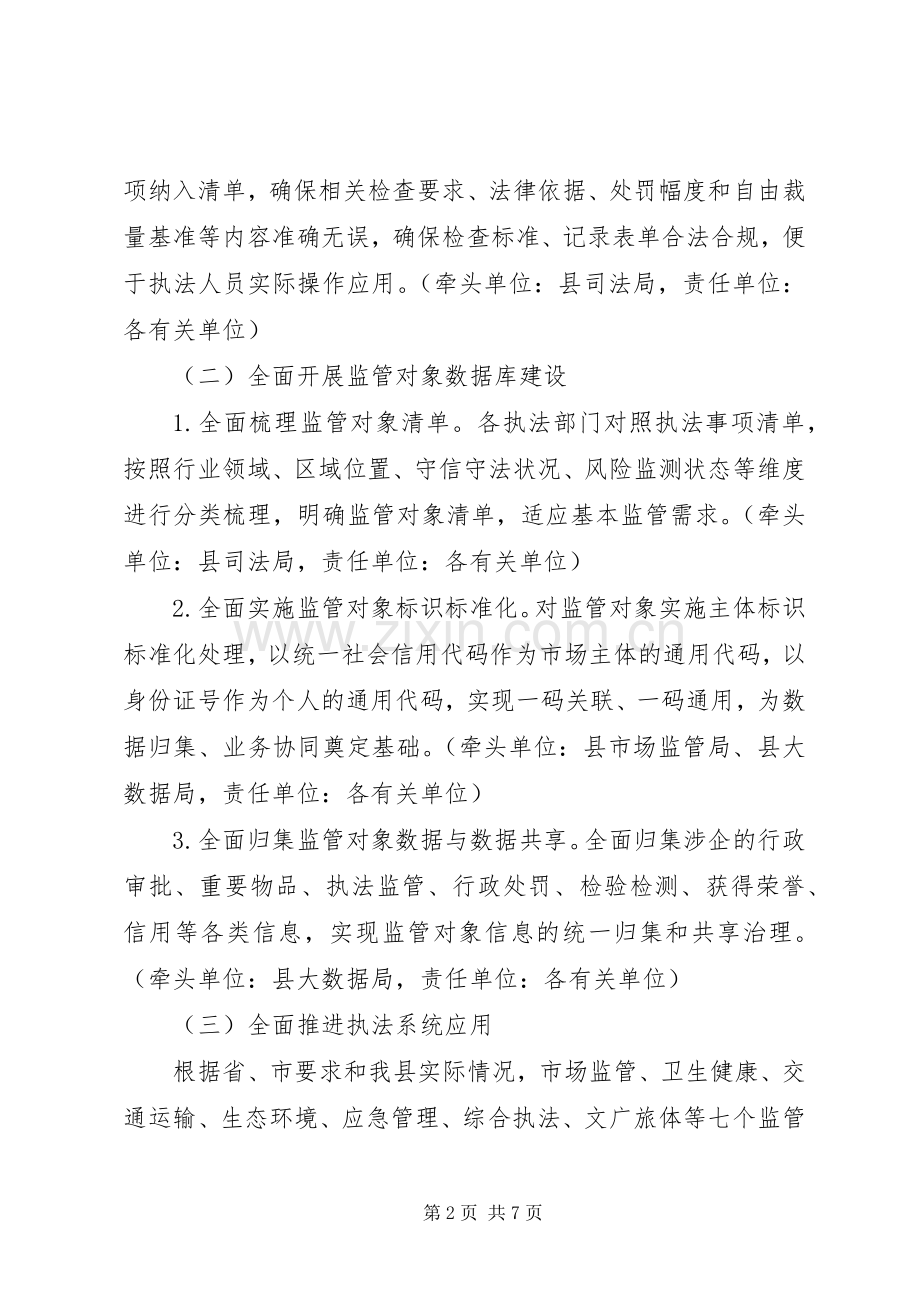 XX县行政执法监管平台全面应用工作方案.docx_第2页