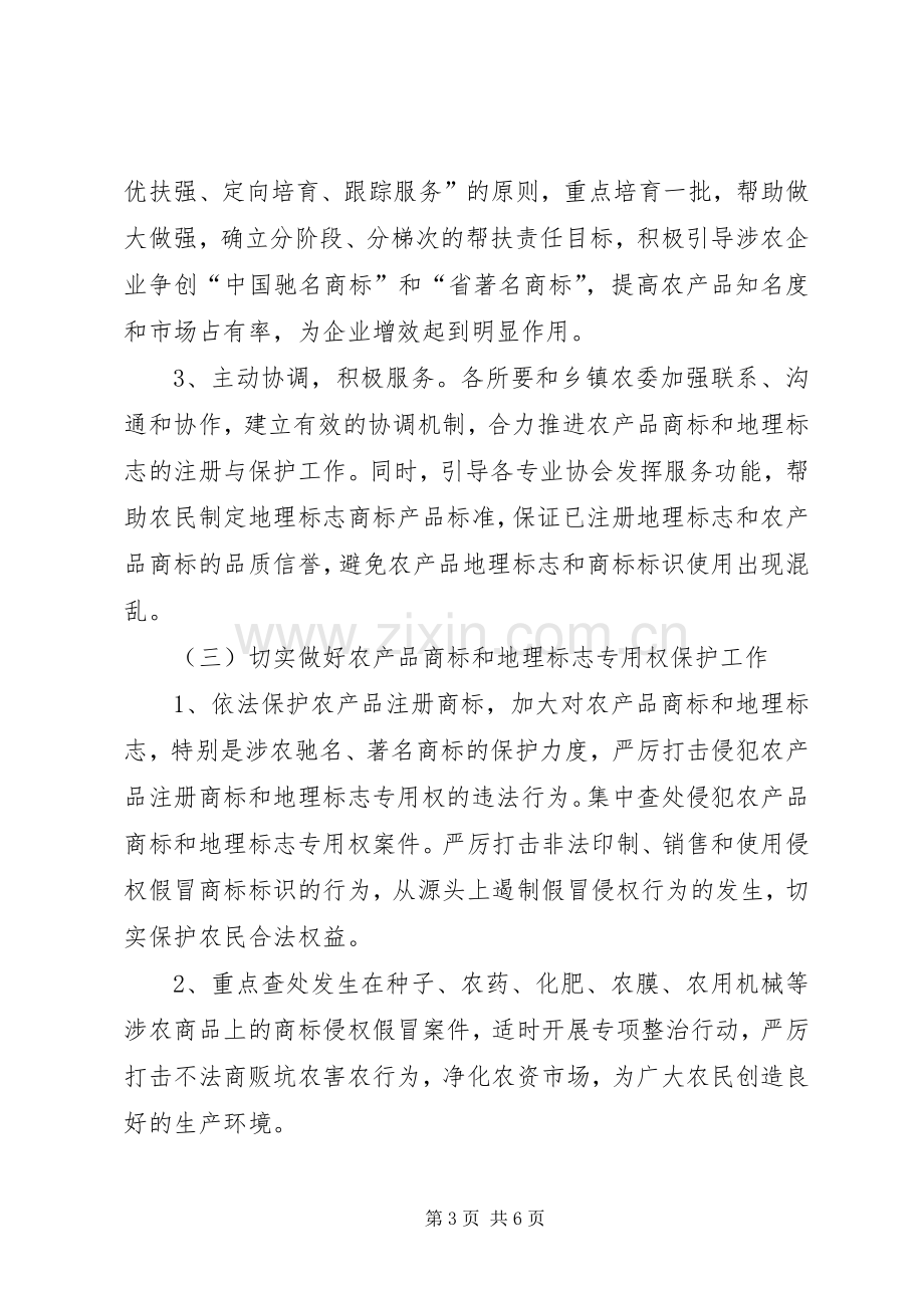 工商局商标兴农工作实施方案.docx_第3页