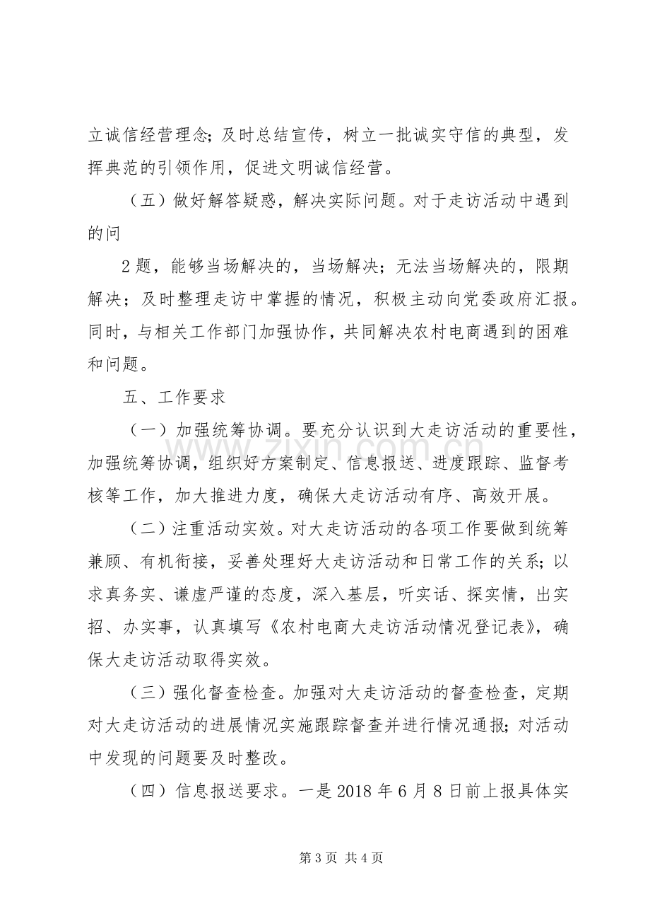 关于开展农村电商大走访活动的实施方案.docx_第3页