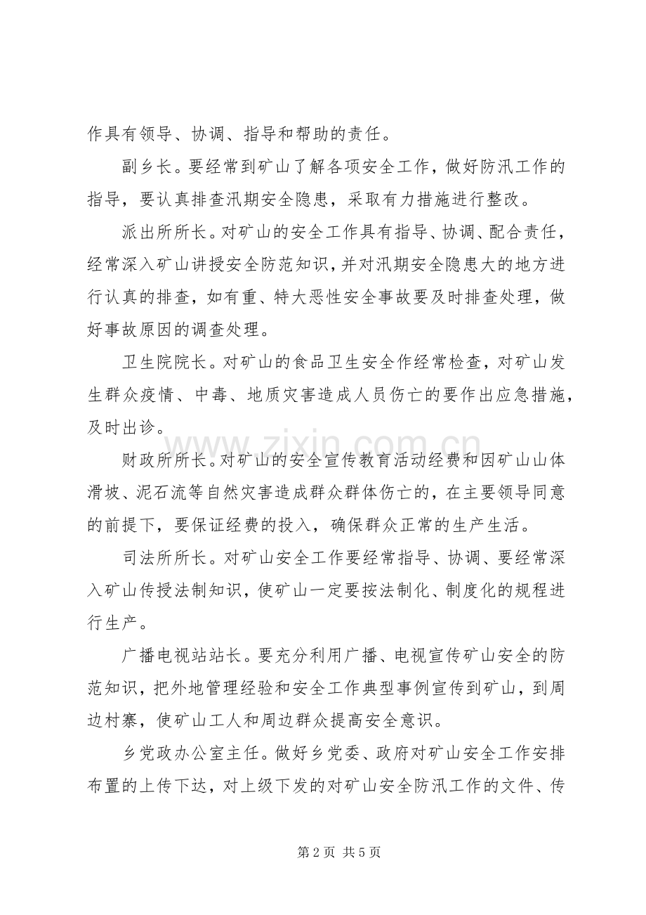 【ＸＸ矿山防汛预案】防汛应急预案.docx_第2页