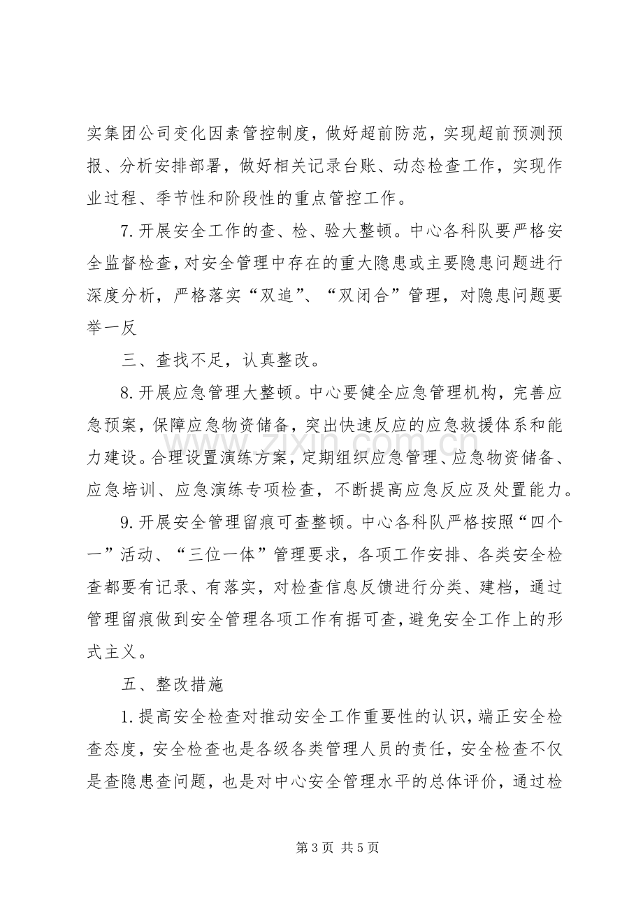 安全检查专项整治工作实施方案.docx_第3页