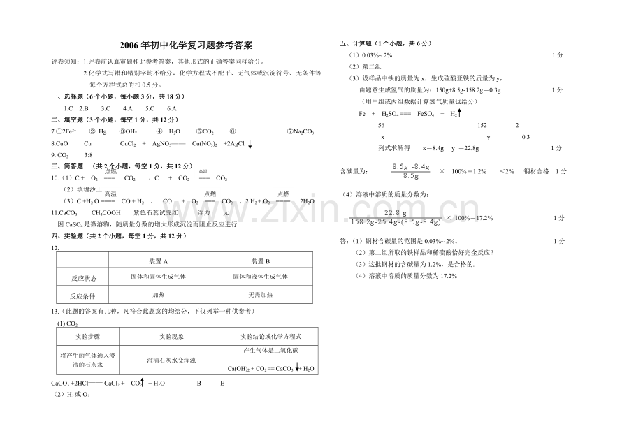 初中化学中考复习题.doc_第3页