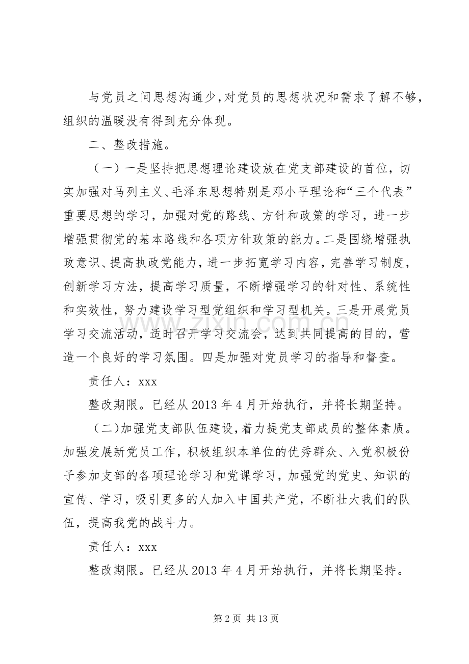 XX党支部整改提升实施方案.docx_第2页