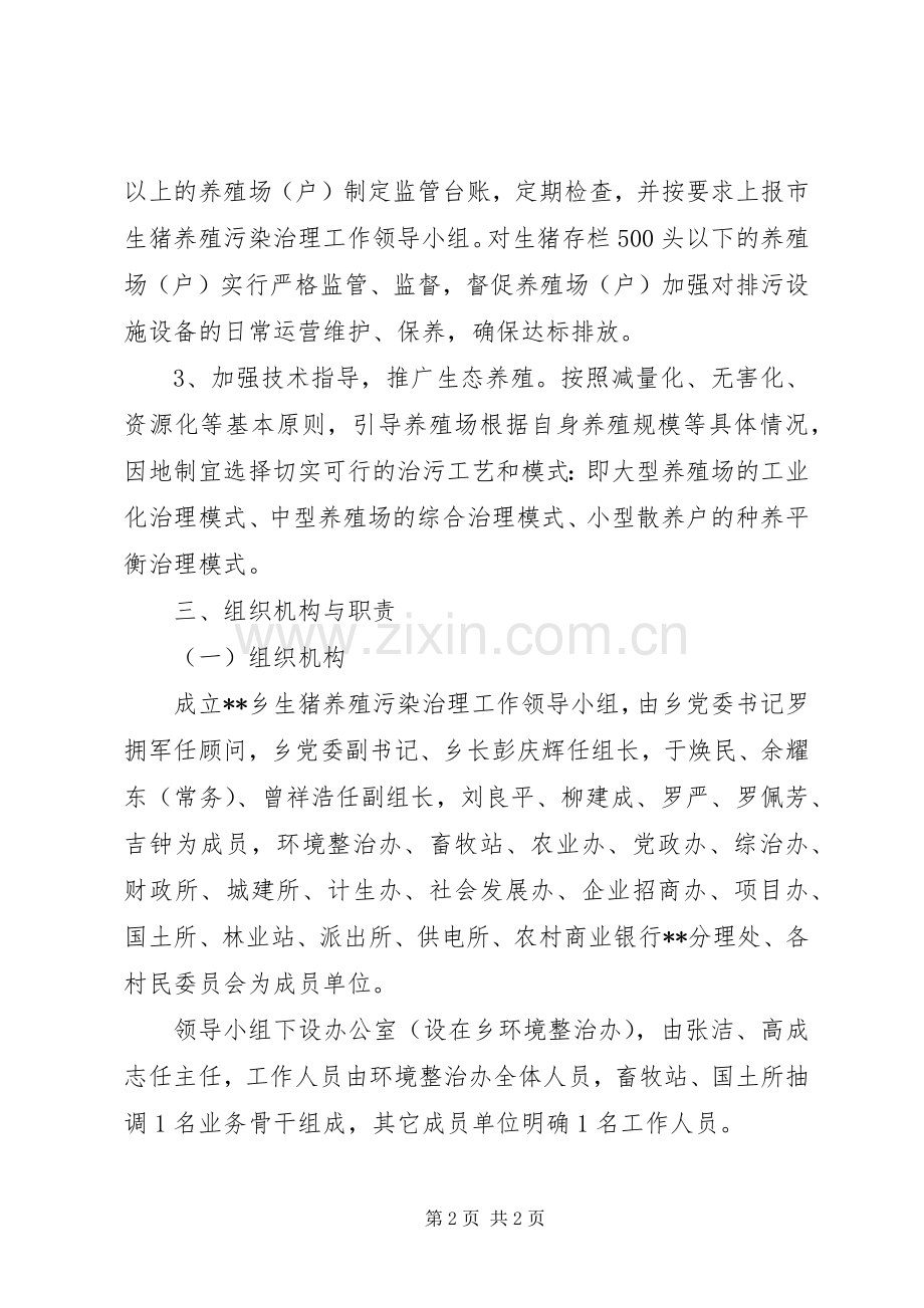 X年养殖污染治理工作实施方案.docx_第2页