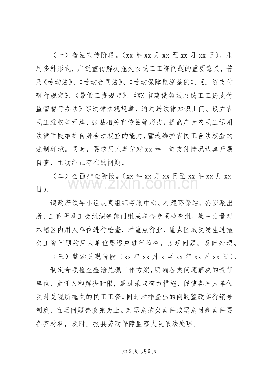 乡镇农民工工资支付专项检查实施方案.docx_第2页