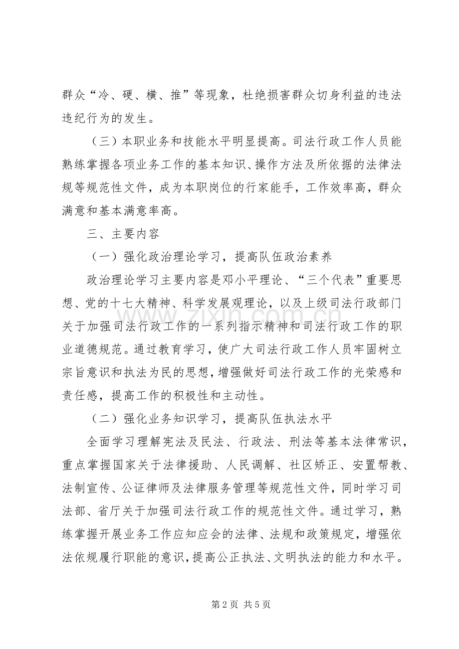 司法局岗位大练兵活动实施方案.docx_第2页