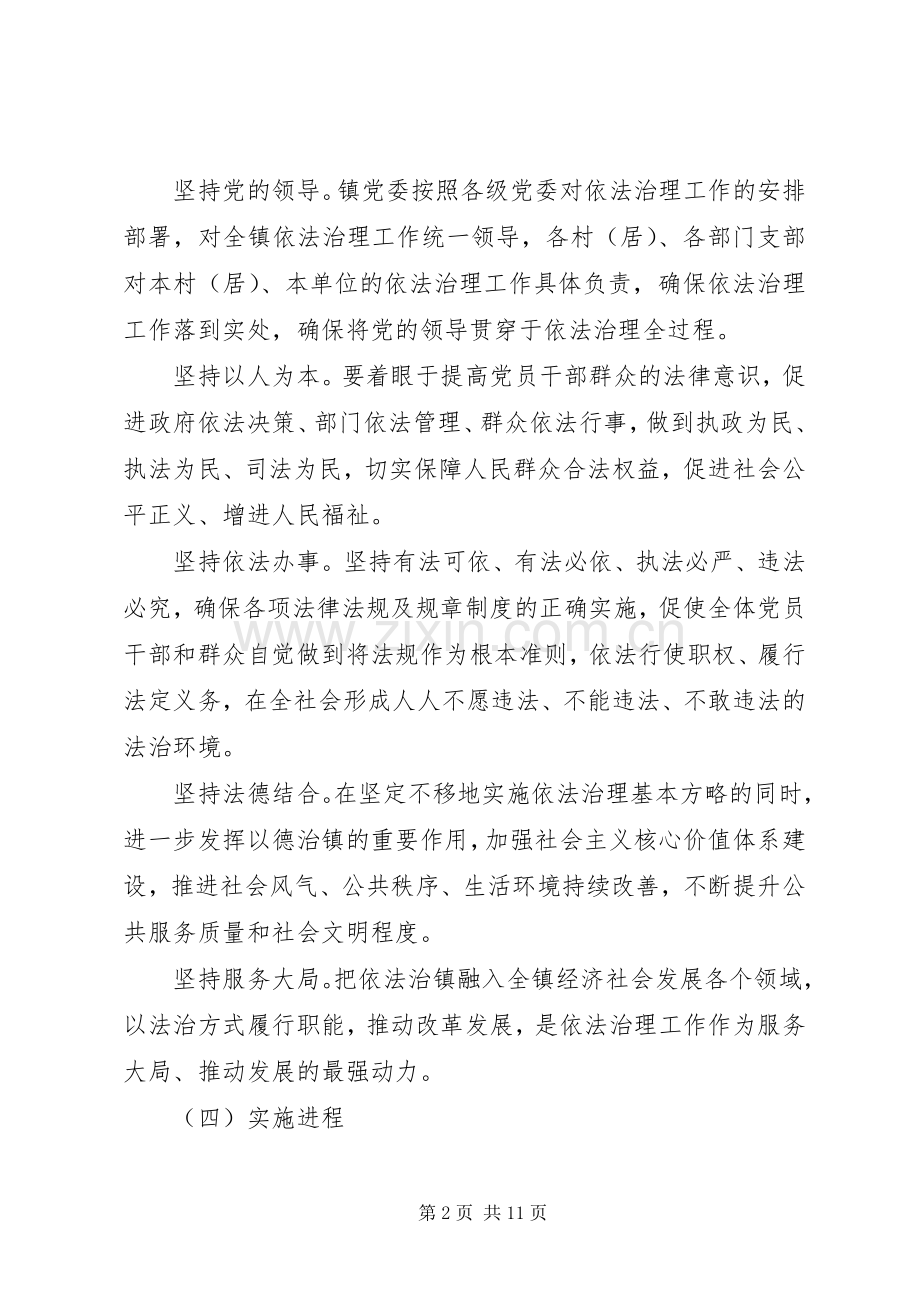 XX年乡镇依法治理工作实施方案.docx_第2页