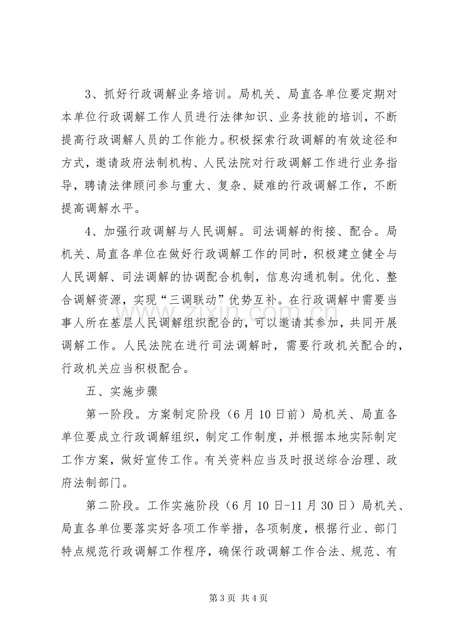 水务局行政调解工作实施方案.docx_第3页