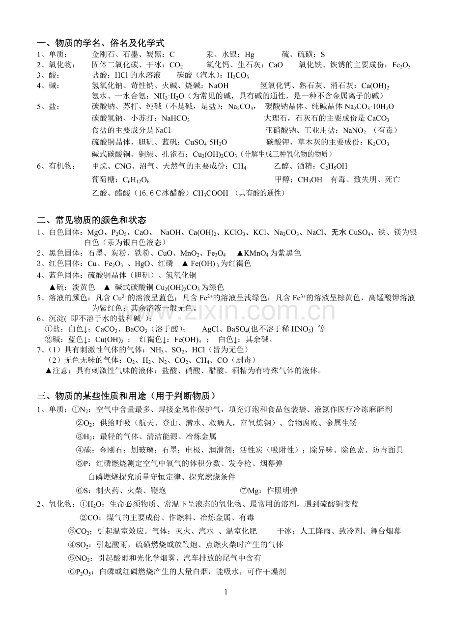 初中化学推断题带答案及详解.doc_第1页