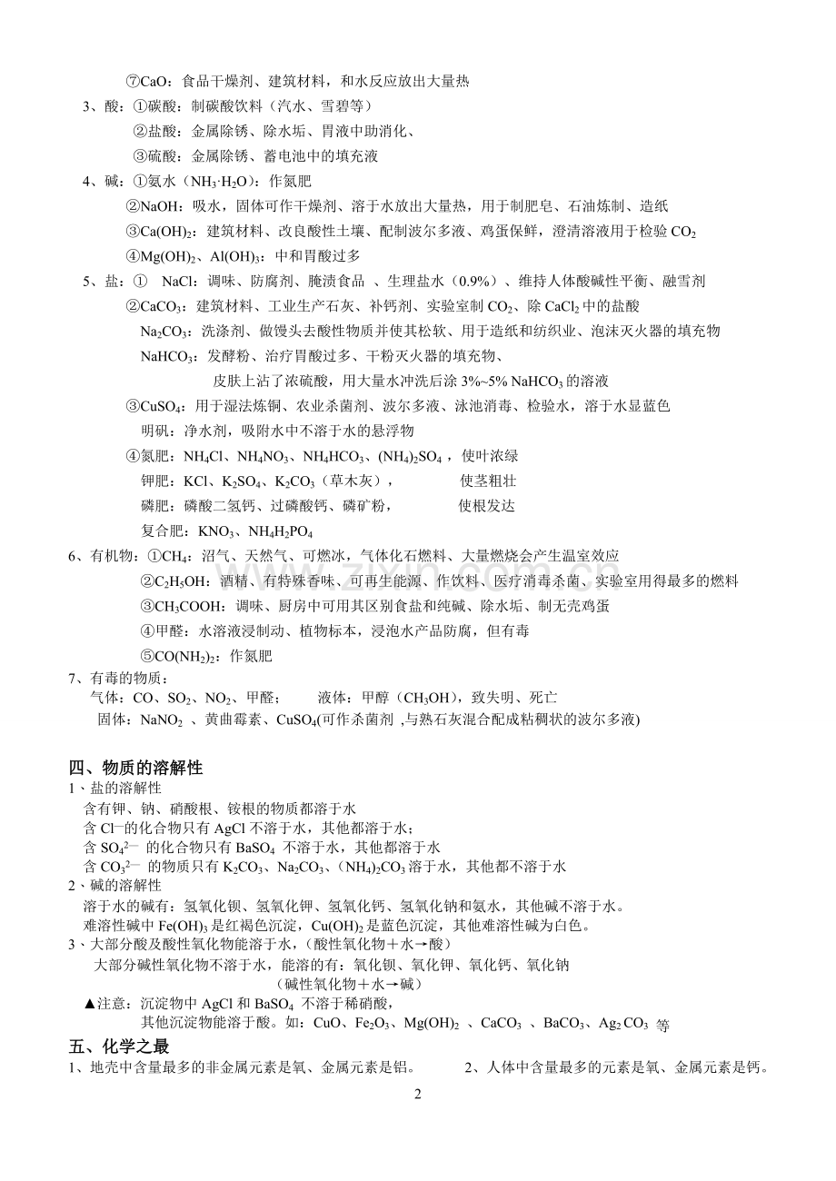 初中化学推断题带答案及详解.doc_第2页