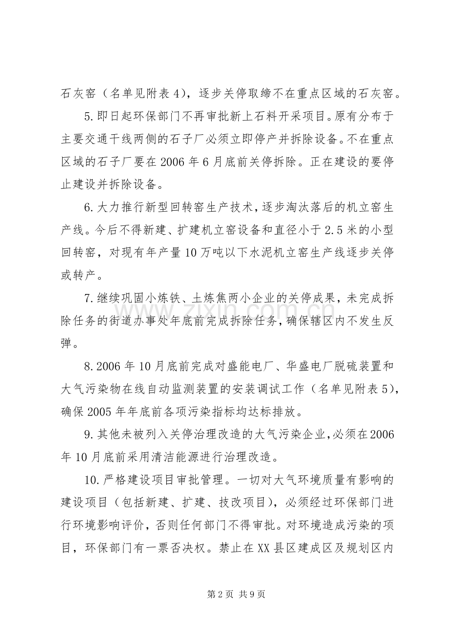 区大气污染专项治理方案 (2).docx_第2页