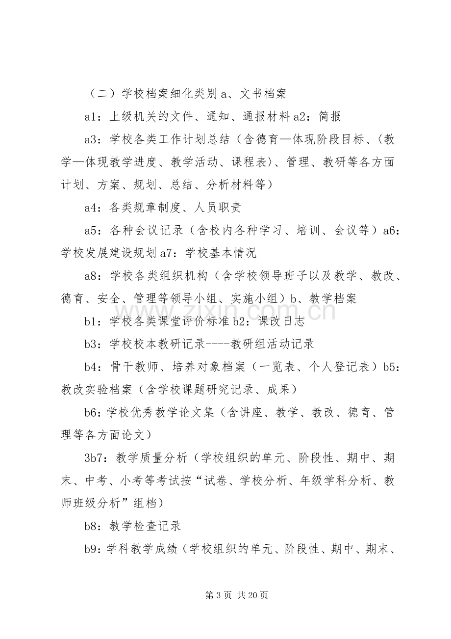 学校档案室建设管理方案.docx_第3页